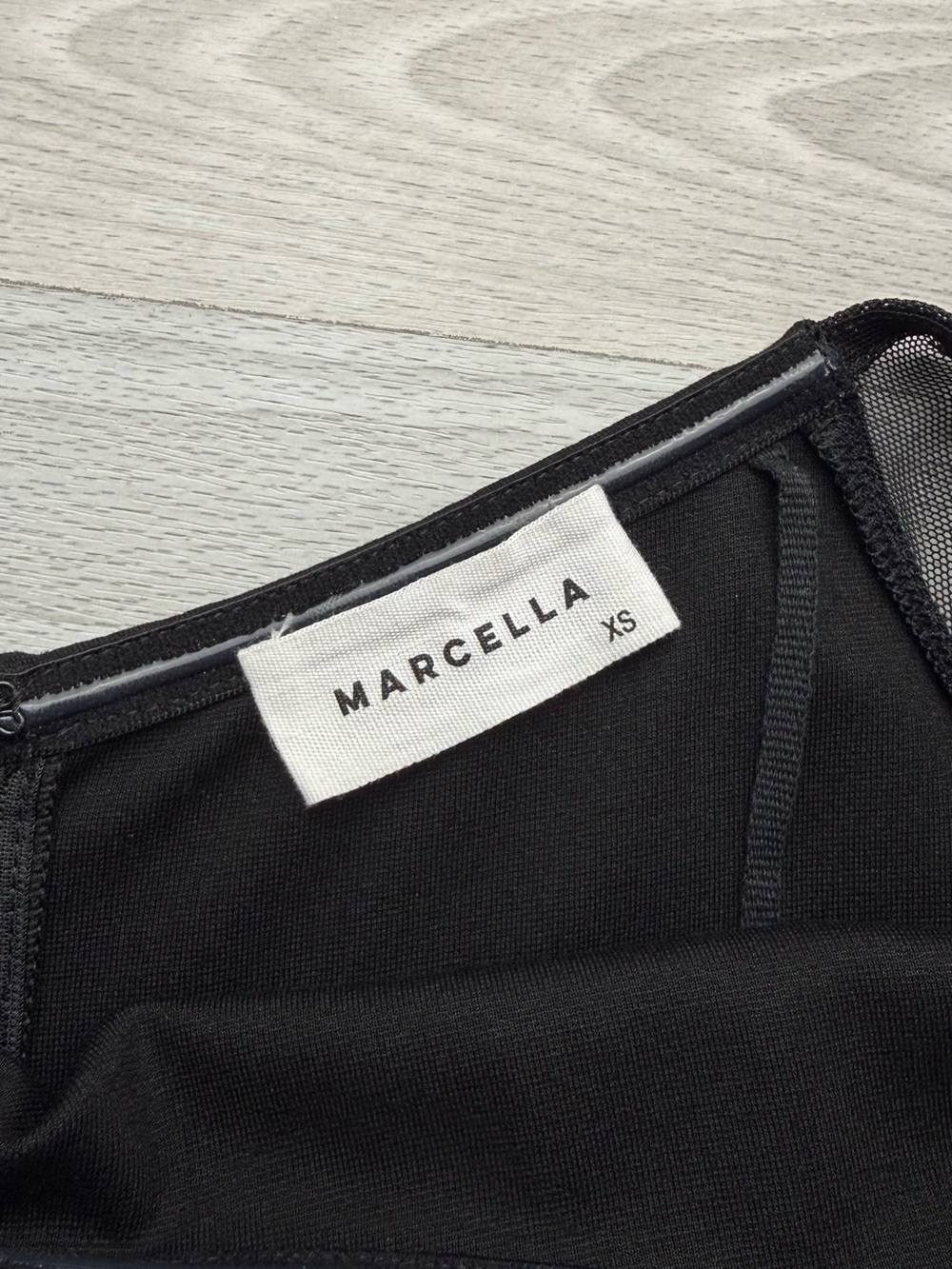 Marcella NYC Marian Dress Gown European Ponte Off Shoulder Size XS - Picture 16 of 17